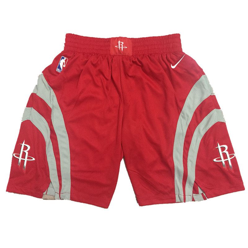 2018 Men NBA Nike Houston Rockets Red shorts